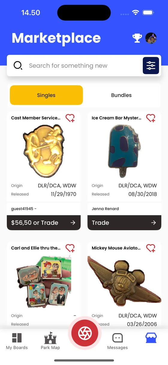 Screenshot MagicPin — Marketplace Kolektor