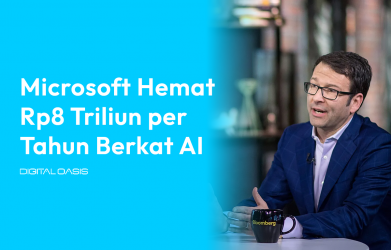 Microsoft Hemat Rp8 Triliun per Tahun Berkat AI