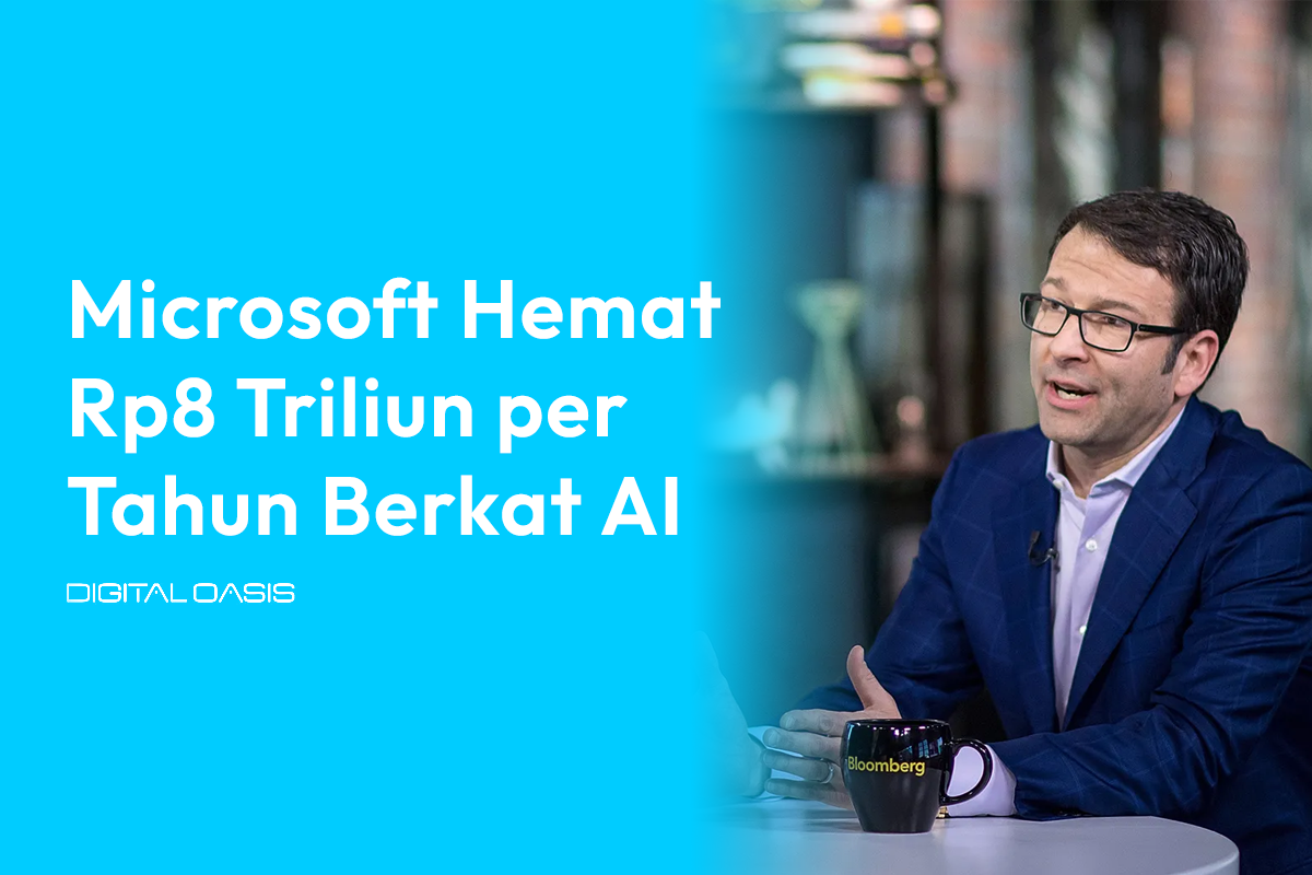 Microsoft Hemat Rp8 Triliun per Tahun Berkat AI